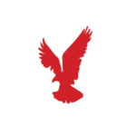 Friend in Iceland logo red eagle